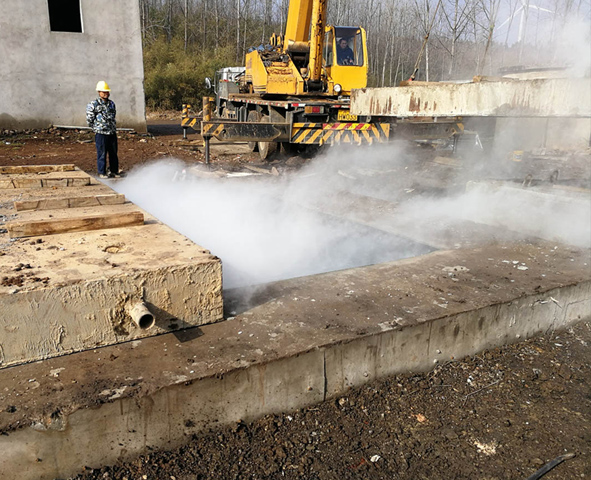 地坑式人防防护设备抗爆装置